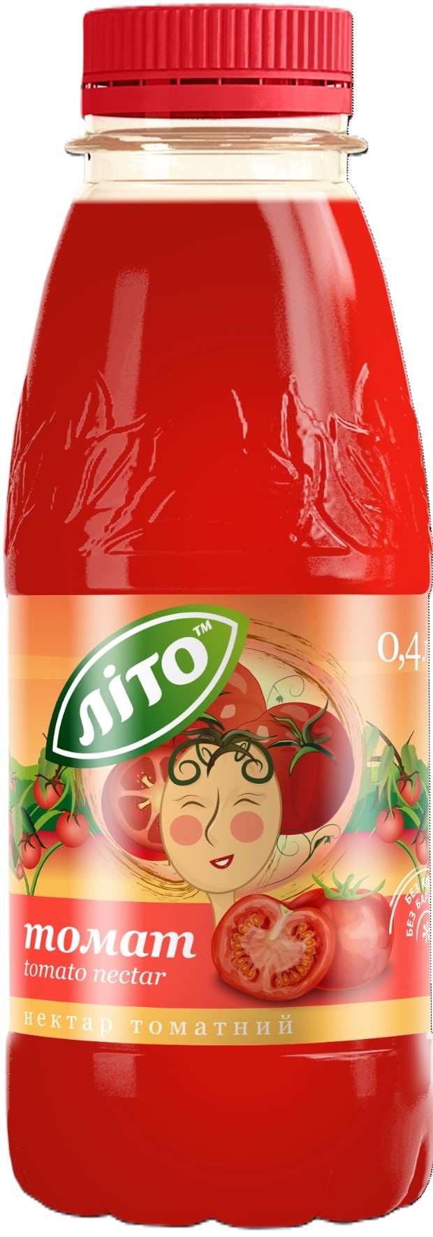 Нектар Літо Томатний 0,4л ПЕТ