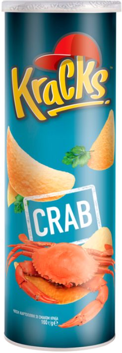 Чіпси Kraсks Crab 160г