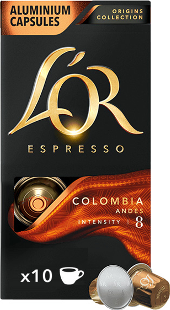 Кава L_OR Espresso Colombia капсульна 10 шт