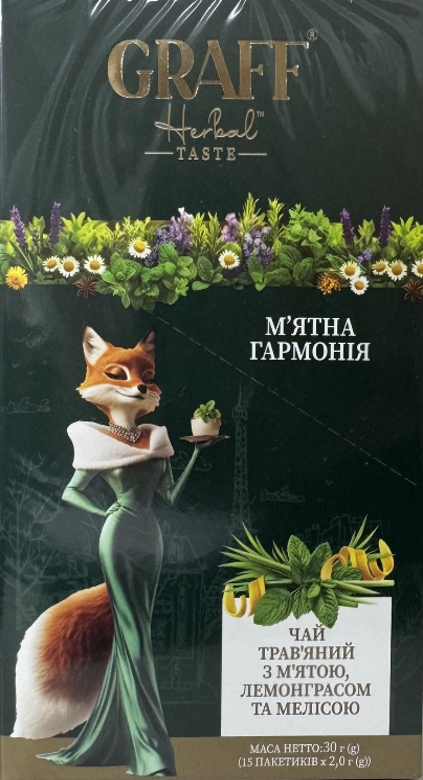 Чай Graff Mint Harmony м_ятна гармонія трав 15 п
