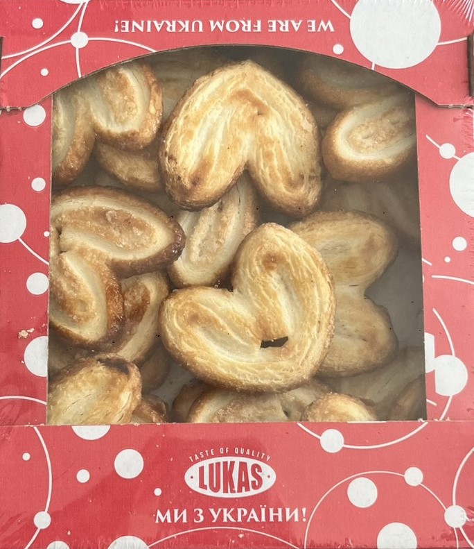 Печиво Lukas Вушка, листкове 200г