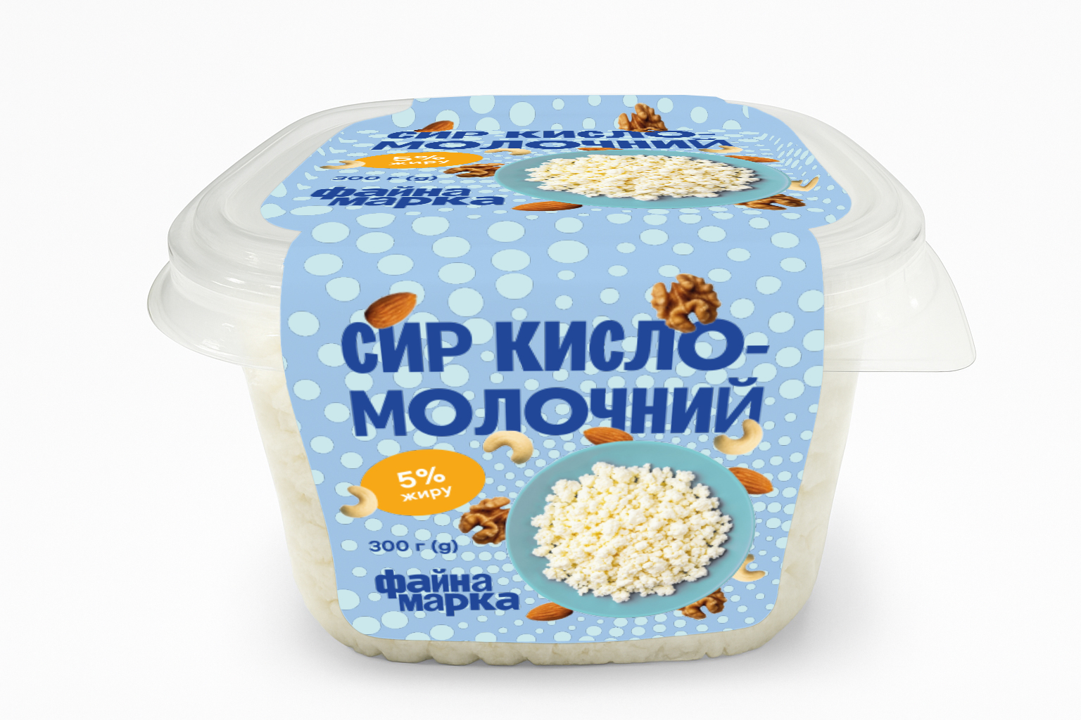 Сир Файна Марка Домашній к/м 5% 300г