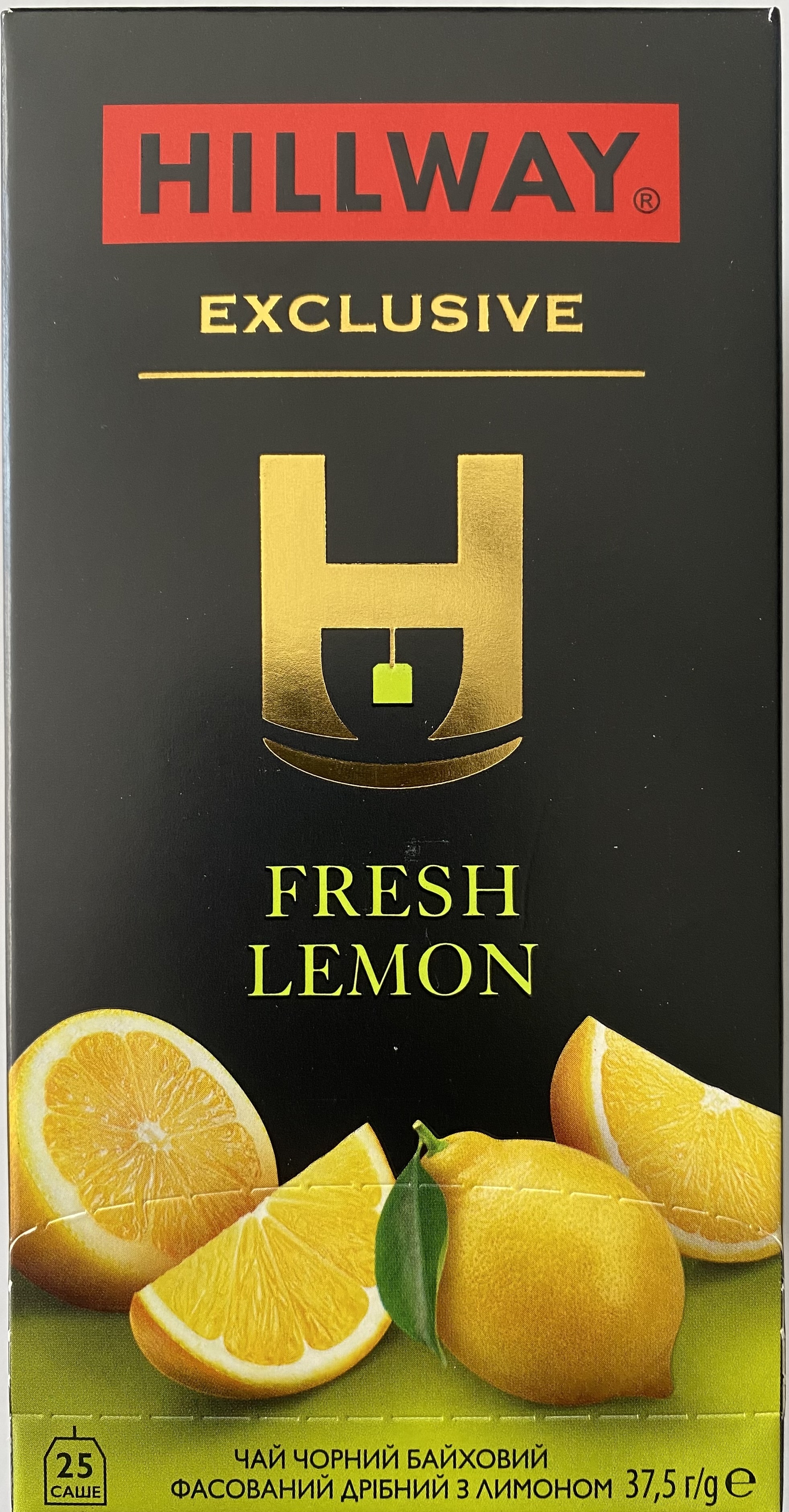 Чай Hillway Fresh Lemon чорн. 25 ф/п