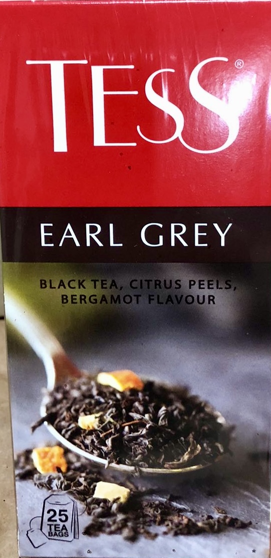 Чай Tess Earl Grey Бергамот чорн. 25 ф/п