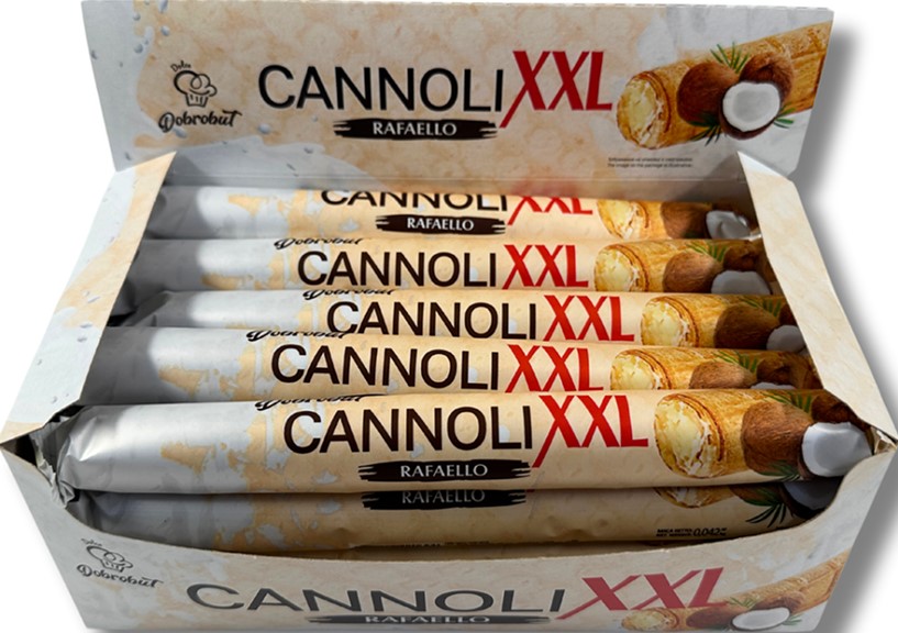Трубочка Добробут Cannoli Rafaello вафельна 42г