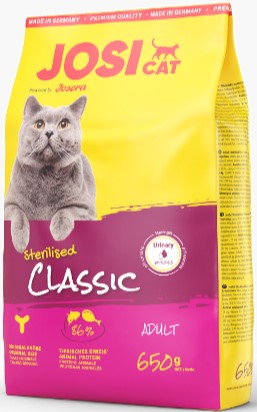 Корм Josera JosiCat Classic Sterilised д/кот. 650г