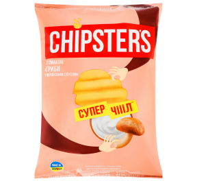 Чіпси Chipster_s гриби з верш.соусом хвилясті 110г