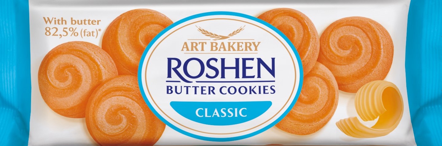 Печиво Roshen Lovita Butter Cookies з маслом 140г