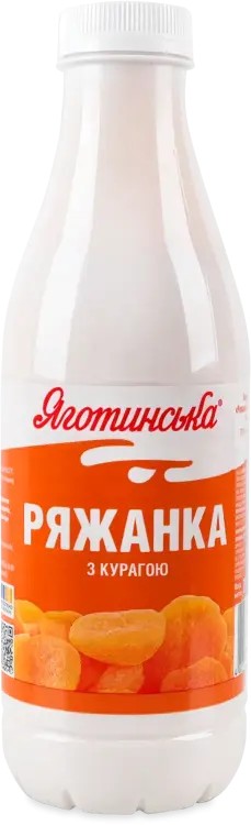 Ряжанка Яготинська Курага 2,9% 750г ПЕТ