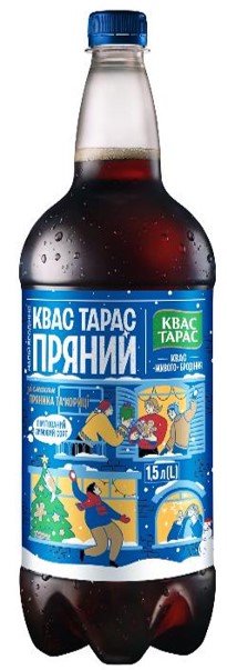 Квас Тарас Пряний 1,5л ПЕТ