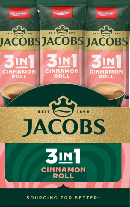 Кава Jacobs 3в1 Cinnamon Roll розч. стік