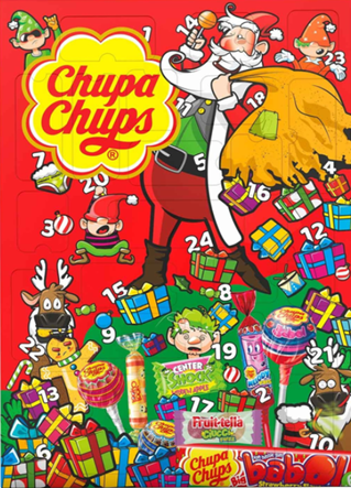 Цукерки Chupa Chups Подар. Адвент-календар 210г