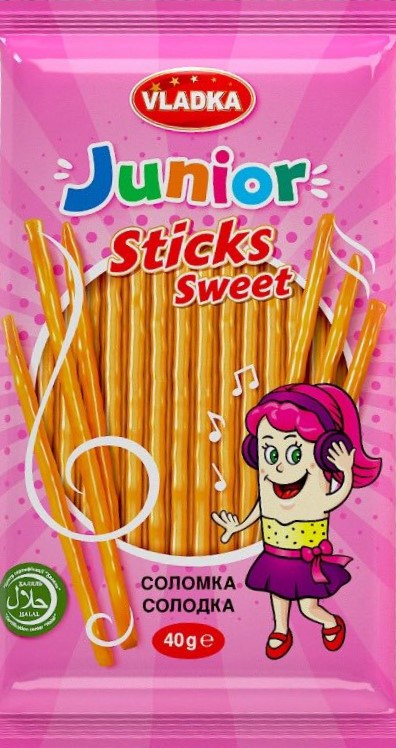 Соломка Vladka junior sticks солодка 40г