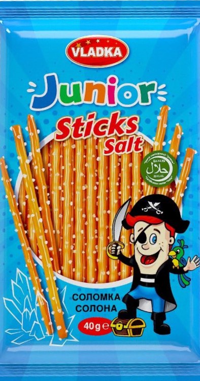 Соломка Vladka junior sticks солона 40г