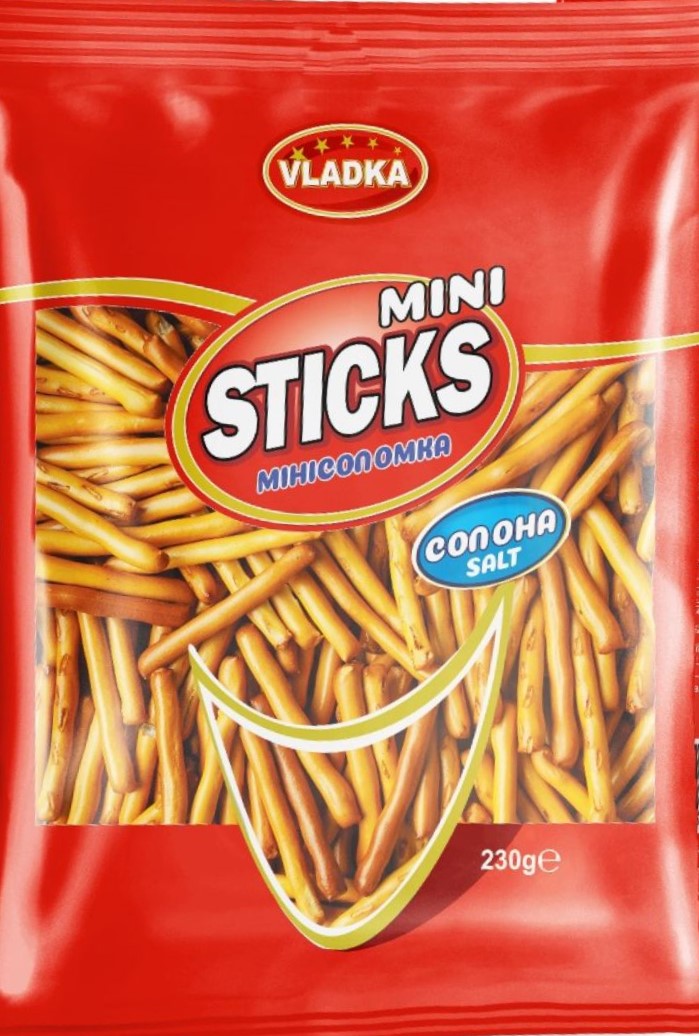 Соломка Vladka mini sticks солона 230г