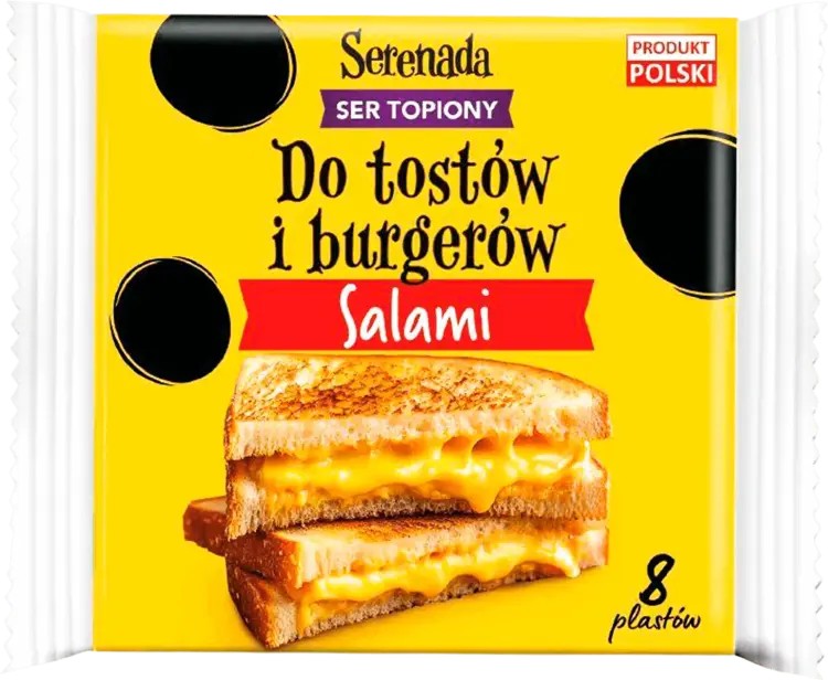 Сир Serenada Салямі тостерний плавл. 50% 130г