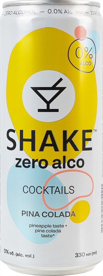 Напій Shake Pina Colada б/а 0,33 л з/б