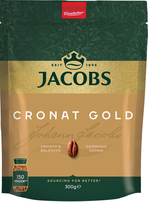 КаваJacobs Cronat Gold розчина 300г
