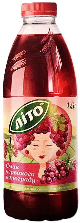 Нектар Літо Червоний виноград 1,5 л ПЕТ