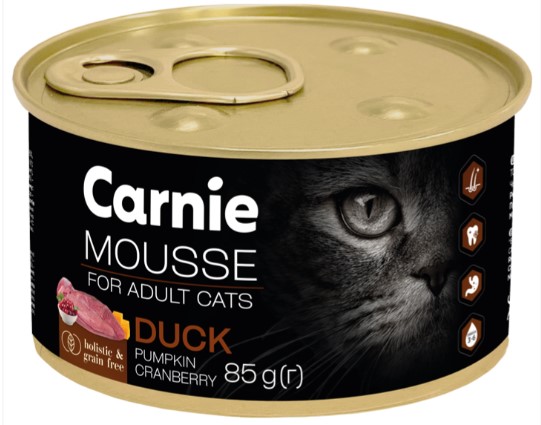Корм Carnie Качка мус для котів 85г