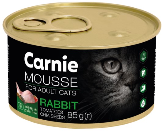 Корм Carnie Кролик мус для котів 85г