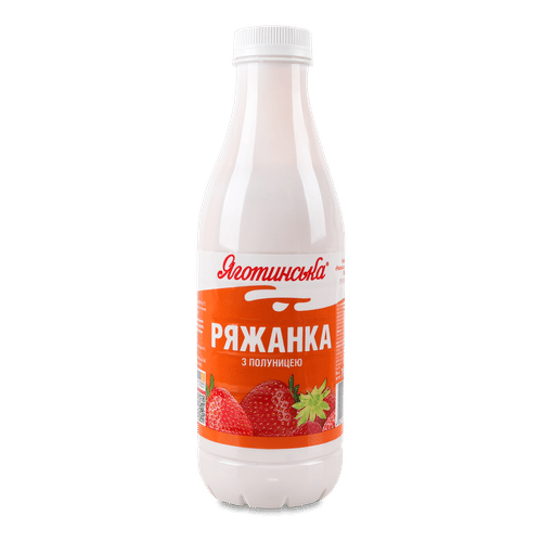 Ряжанка Яготинська Полуниця 2,9% 750г ПЕТ