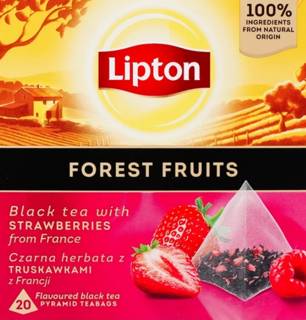 Чай Lipton Forest Fruit чорний 20 пір.