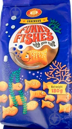 Крекер ХБФ Funny fishes 180г