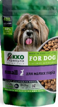 Корм Екко-гранула для собак сухий 400г