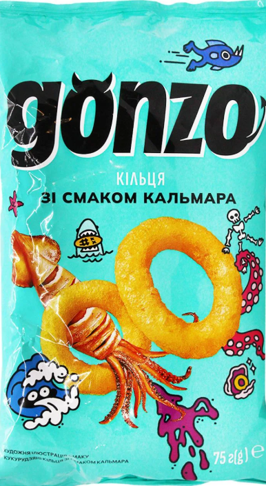 Кільця Gonzo Кальмар кукурудзяні 150г