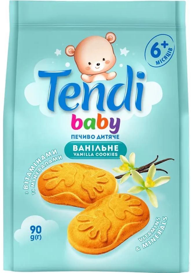 Печиво Лагода Tendi baby ванільне від 6 міс. 90г