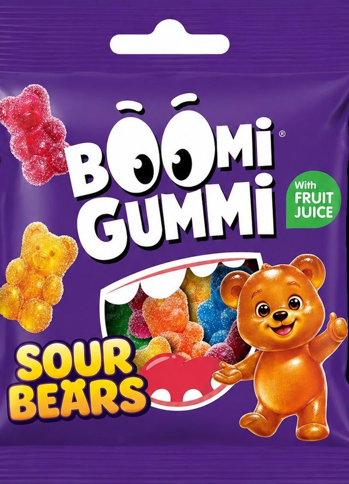 Цукерки Boomi Gummi Sour Bears 25г