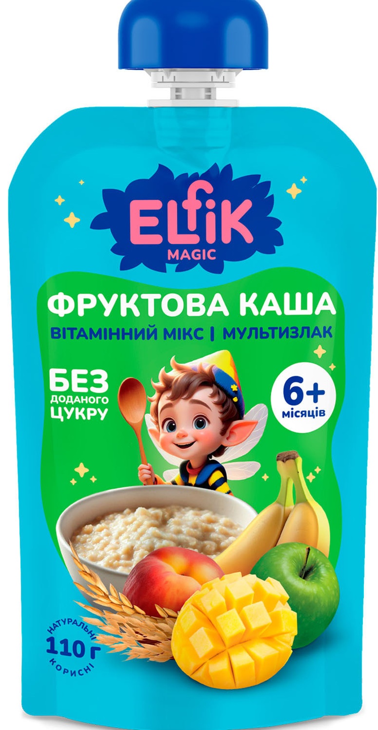 Каша фр. Elfik Magic Віт.міксМультизлак 110г д/пак