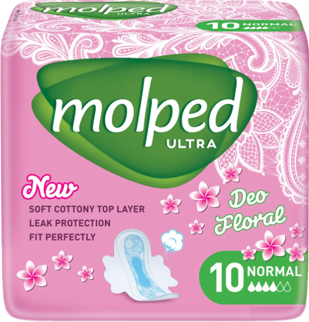Прокладки Molped Ultra normal deo floral 4кр.10шт