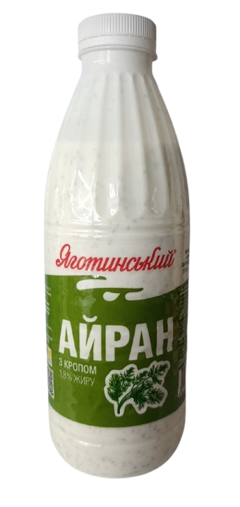 Айран Яготинський з кропом 1,8% 850г ПЕТ