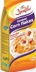 Пластівці Золоте Зерно кукурудзяні з карам.300г