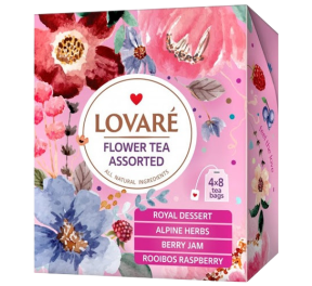 Чай Lovare Flover tea Аssorted квітковий 32 ф/п