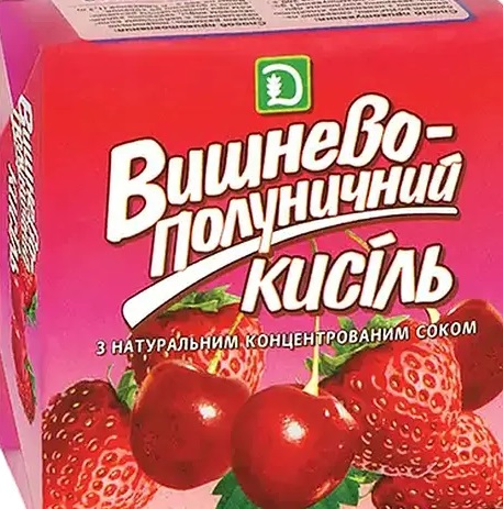 Кисіль Золоте Зерно Вишнево-полуничний 180г