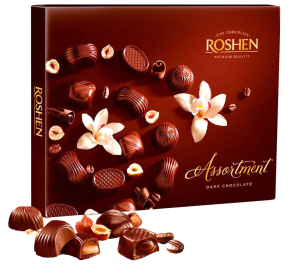 Цукерки Roshen Assortment Classic чорний шок. 154г