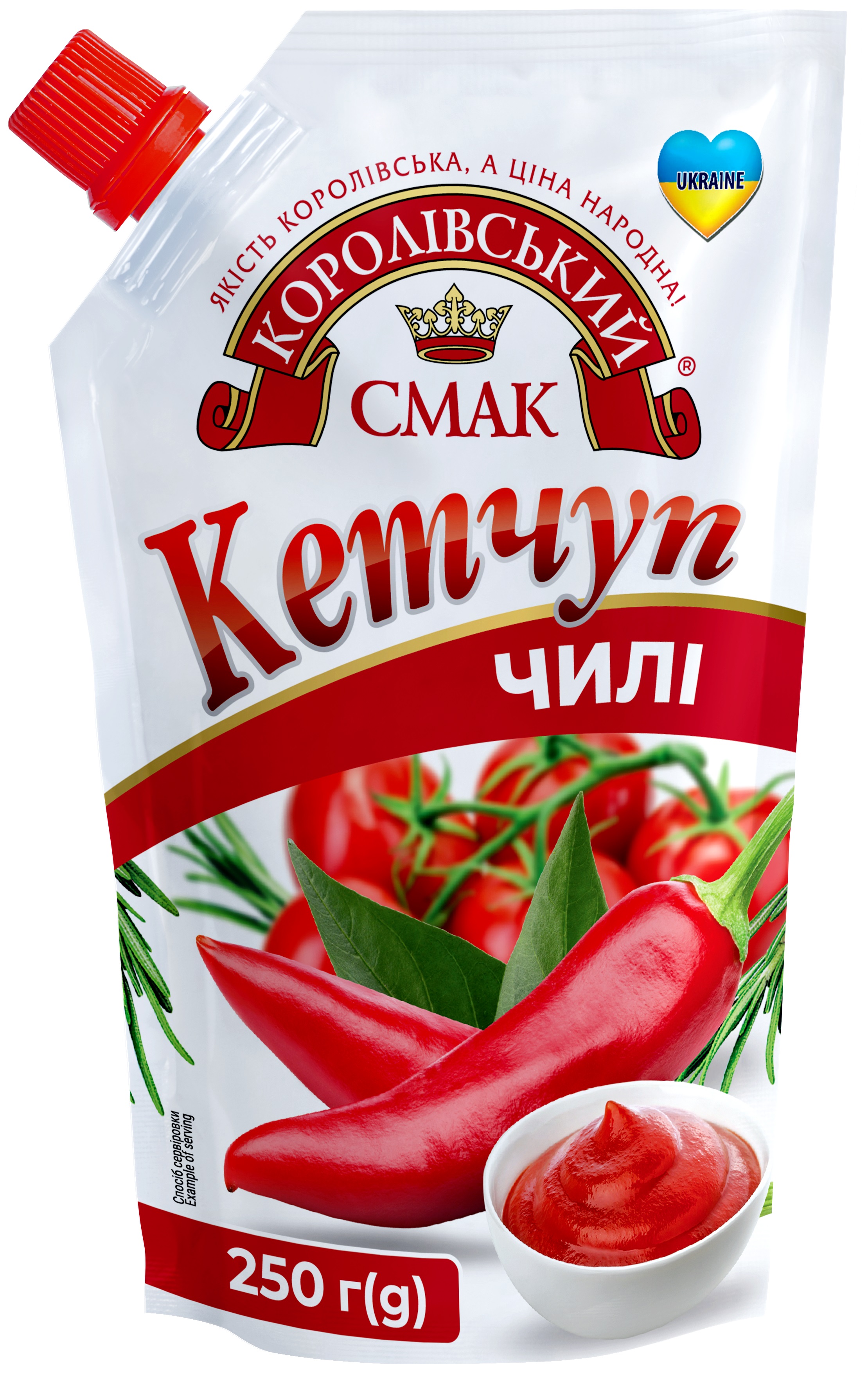Кетчуп Королівський Смак Чилі 250г