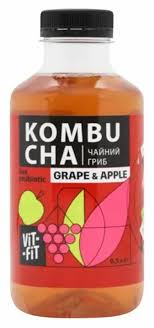 Напій Vit-Fit Kombucha Grape&Apple 500 г ПЕТ