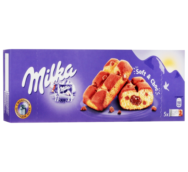 Бісквіт Milka зі смаком шоколаду 175г