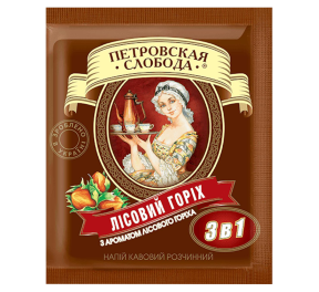 Кава Петровская слобода 3в1 Ліс. горіх розч. 18г