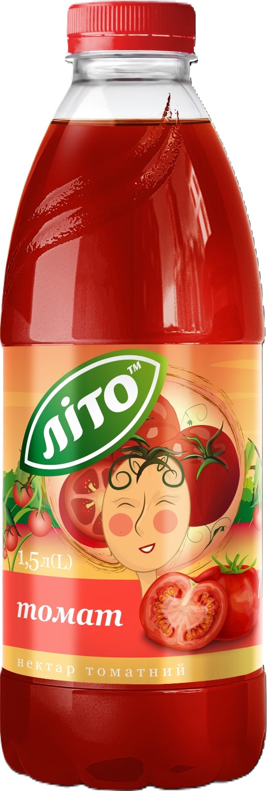 Нектар Літо Томатний 1,5л ПЕТ