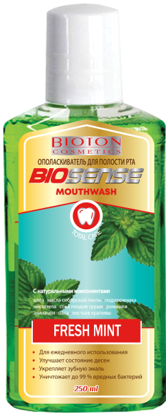 Ополіскувач Biosense д\роту Fresh Mint 250мл