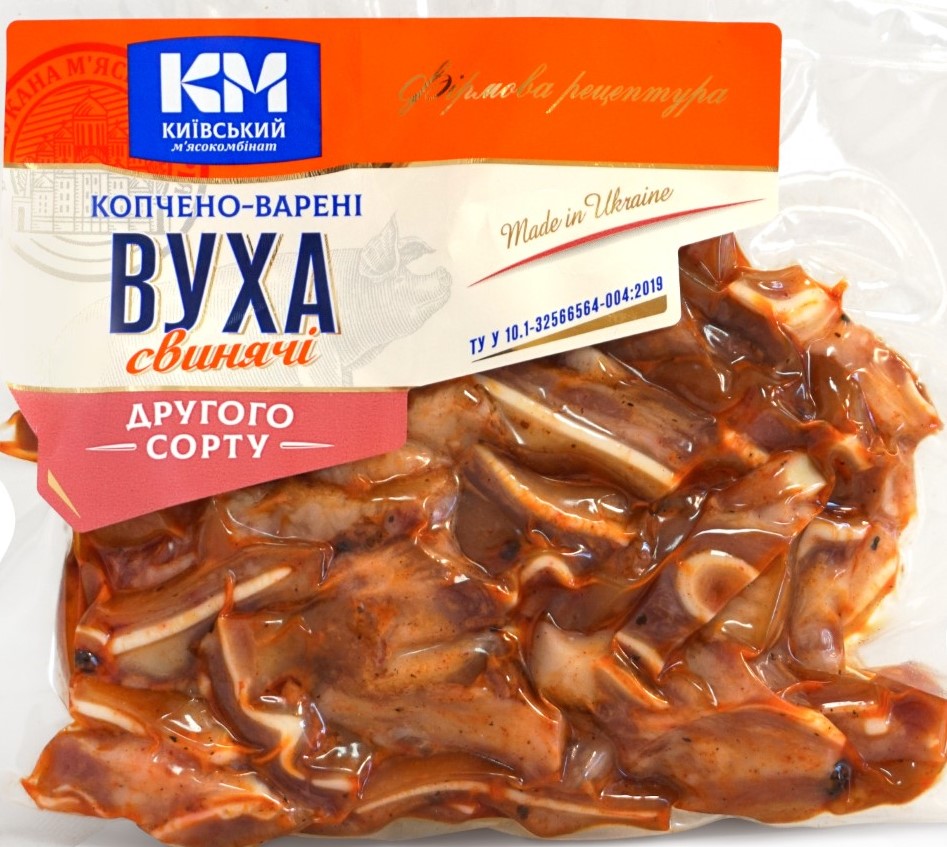 Вуха КМК свинячі В/К 2/Г 100% 150г