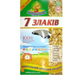 Пластівці Сила Геркулеса 7 злаків 400г