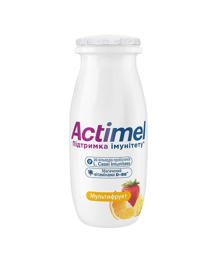 Йогурт Actimel мультифрукт 1,4% 100г ПЕТ